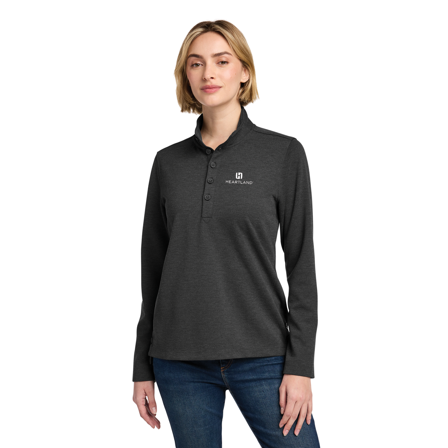 Brooks Brothers® Women's Mid-Layer Stretch 1/2-Button