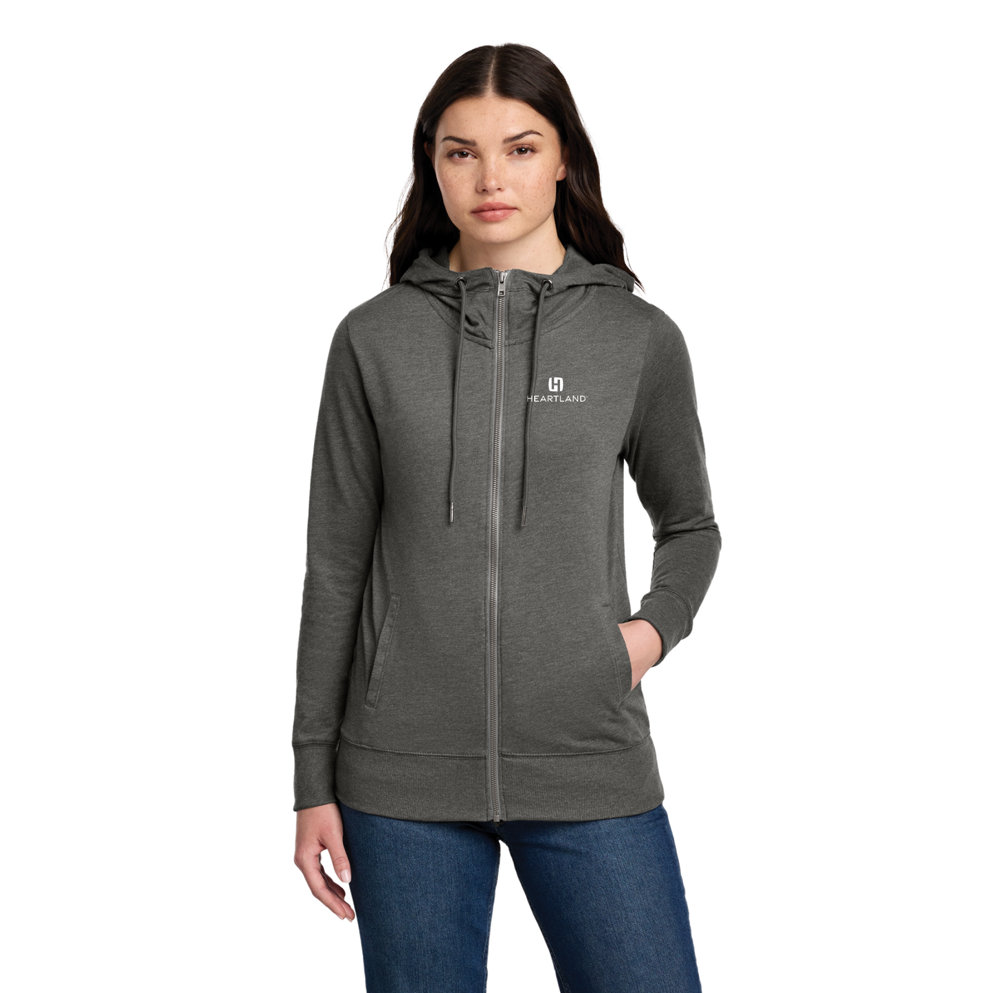 District® Women's Featherweight French Terry™ Full-Zip Hoodie