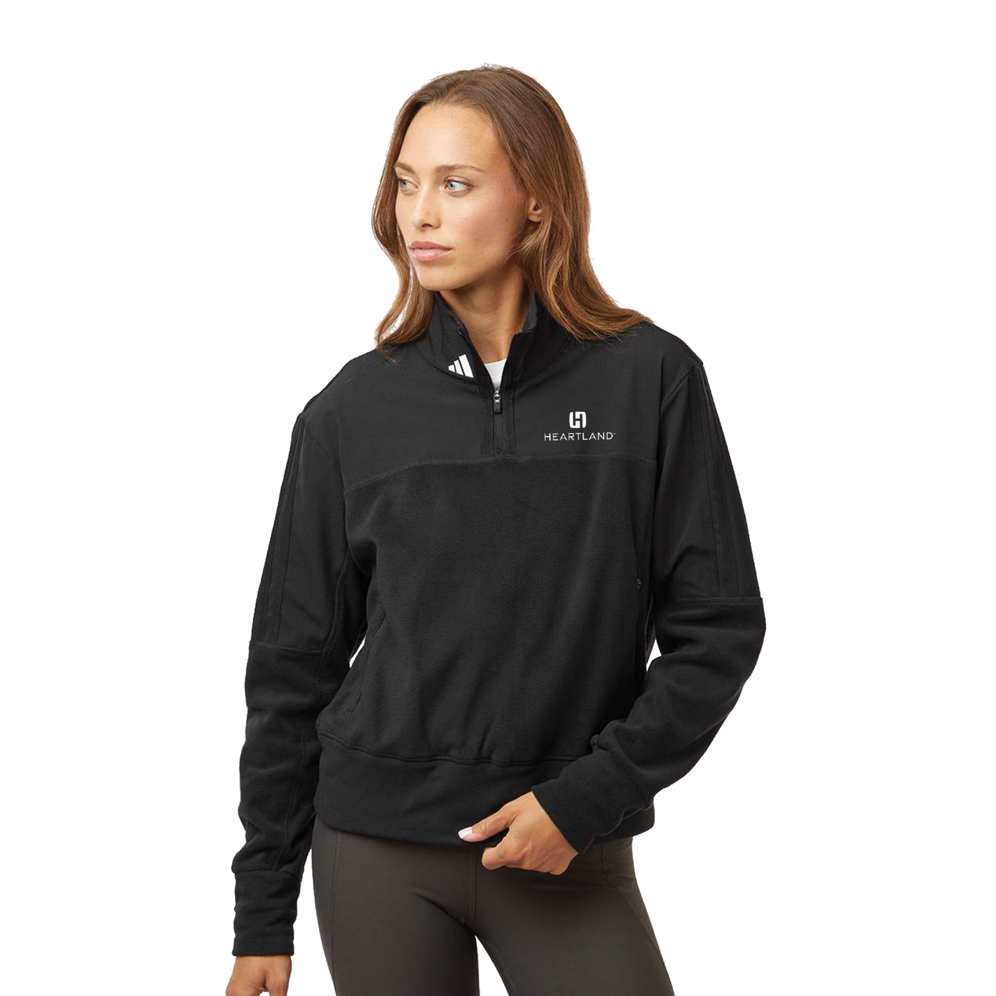 Adidas Women's Fleece Quarter-Zip Pullover