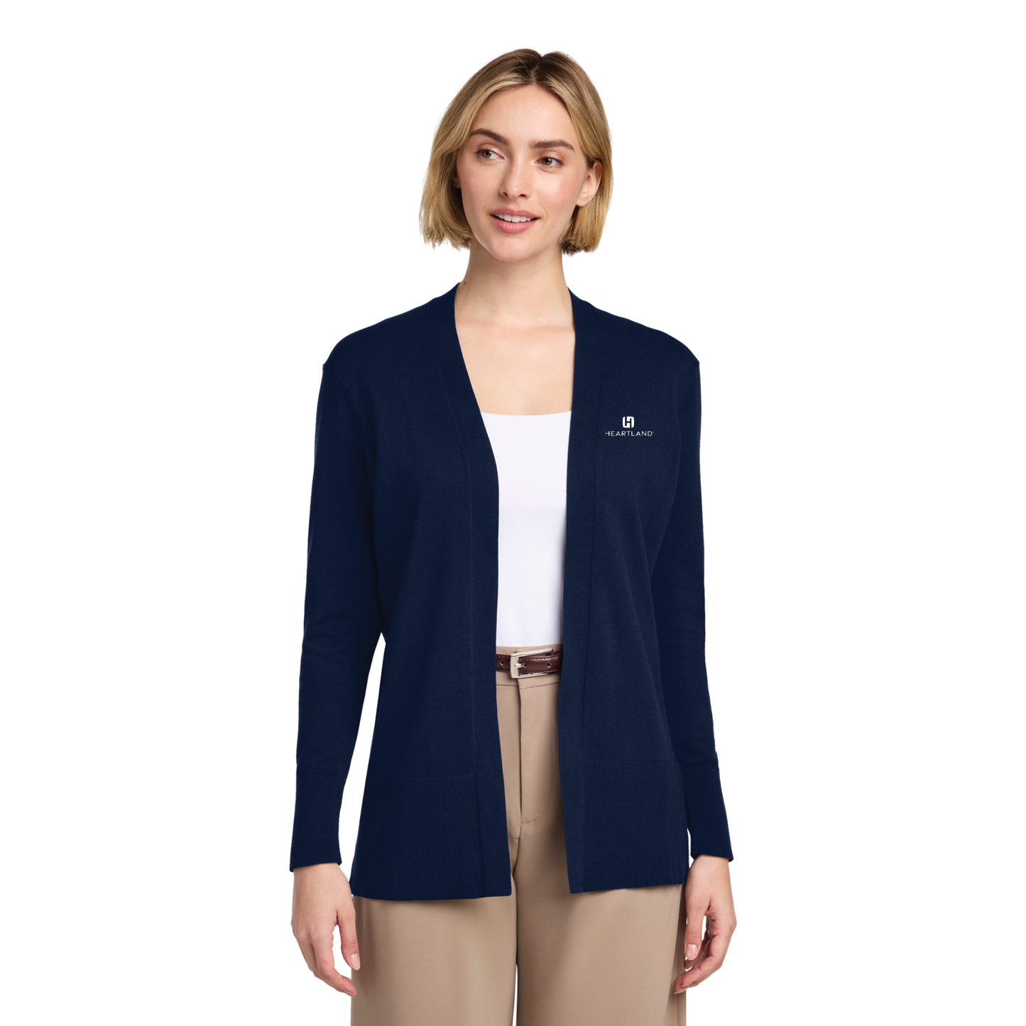 Brooks Brothers® Women's Cotton Stretch Long Cardigan Sweater