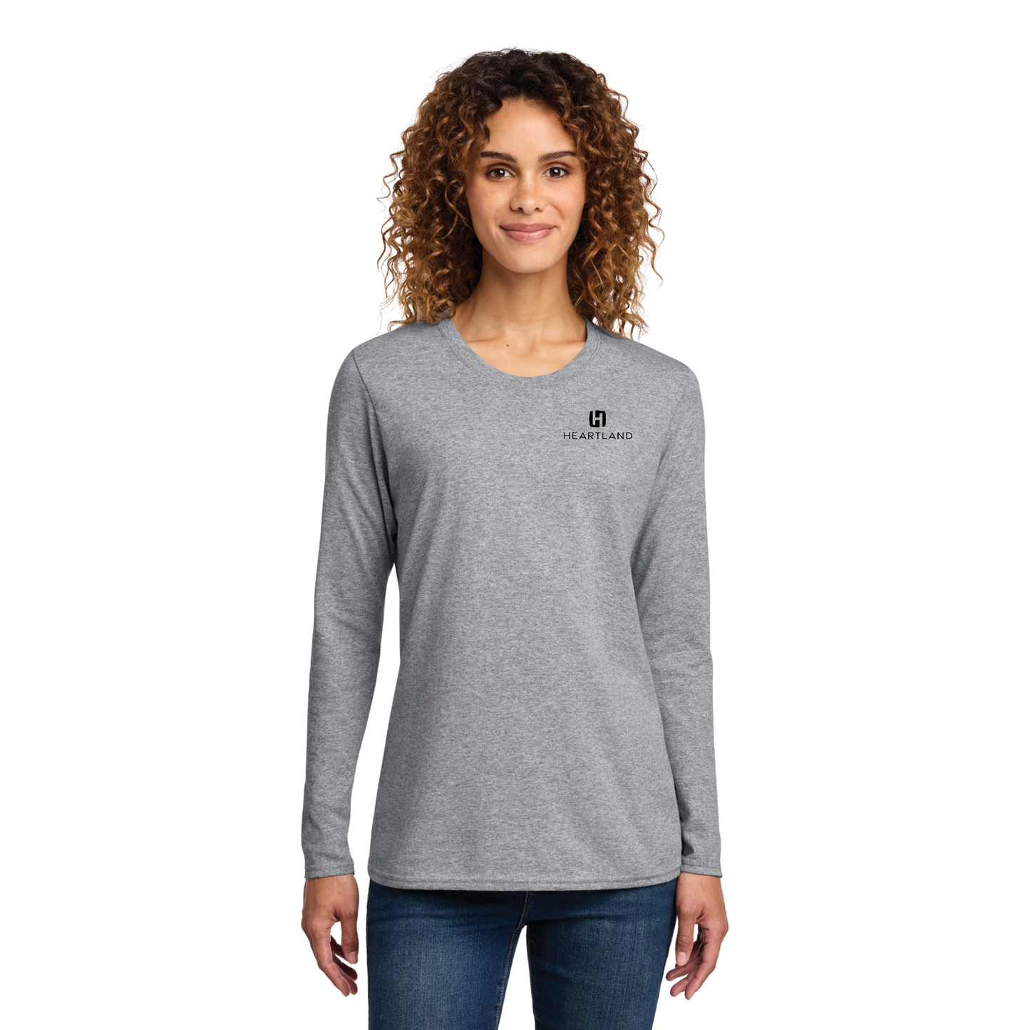 Port & Co™ Women's Long Sleeve Core Cotton Tee