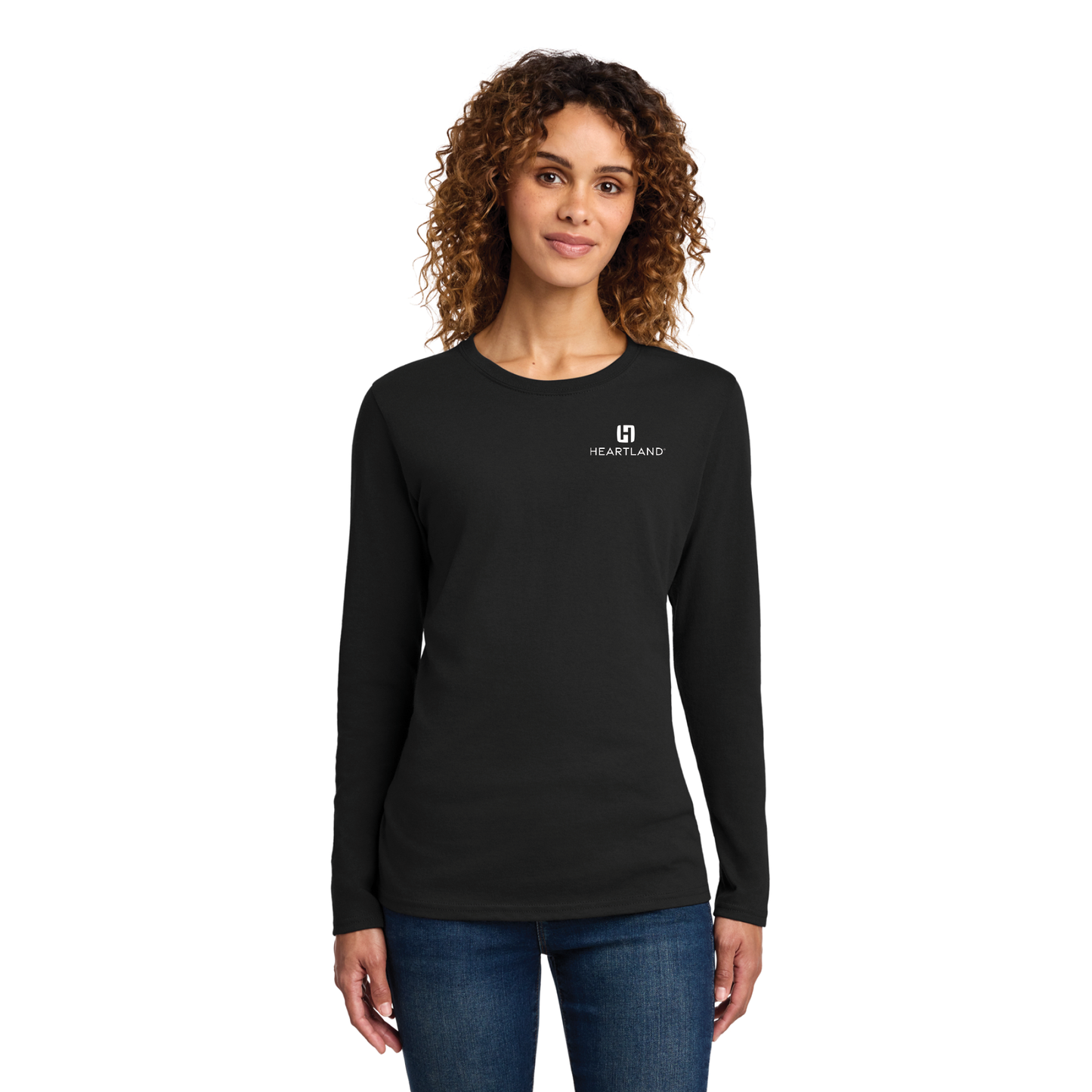 Port & Co™ Women's Long Sleeve Core Cotton Tee