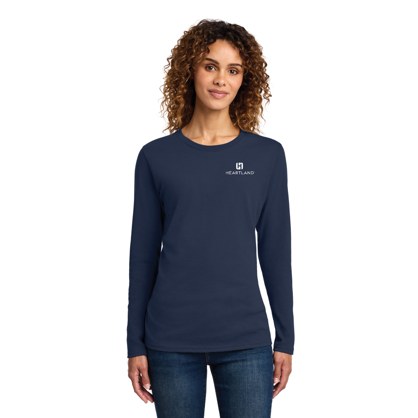 Port & Co™ Women's Long Sleeve Core Cotton Tee