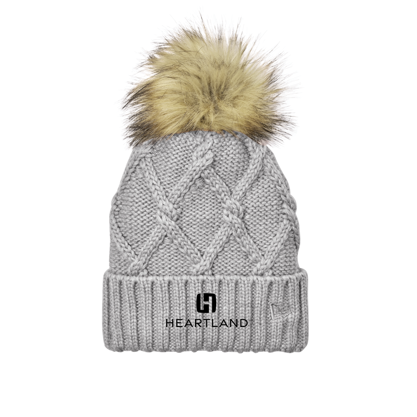New Era® Faux Fur Pom Beanie