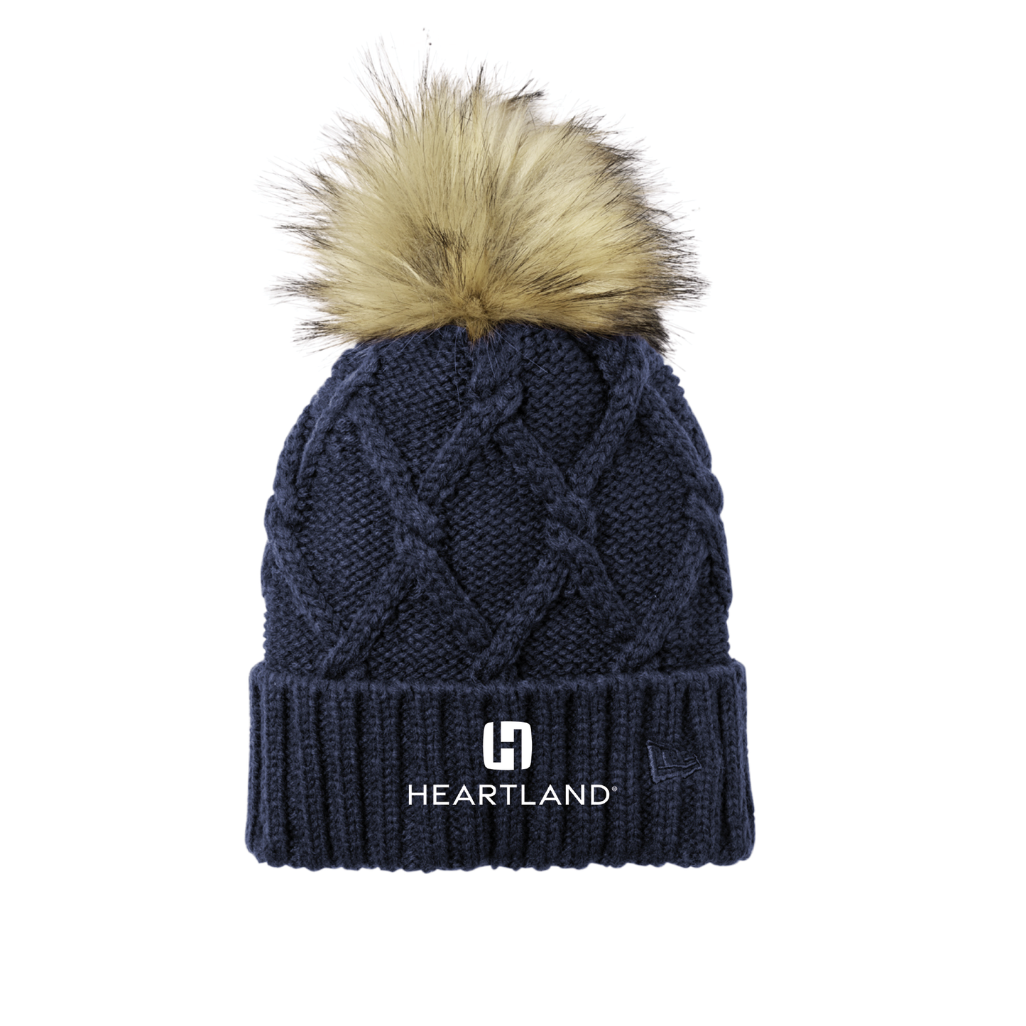 New Era® Faux Fur Pom Beanie