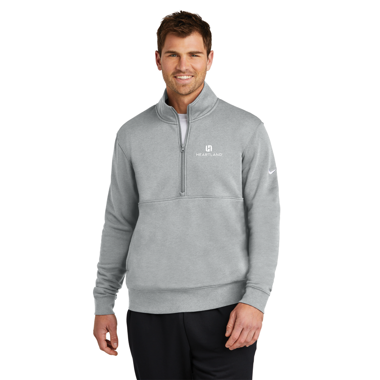 Nike Club Fleece Sleeve Swoosh 1/2-Zip
