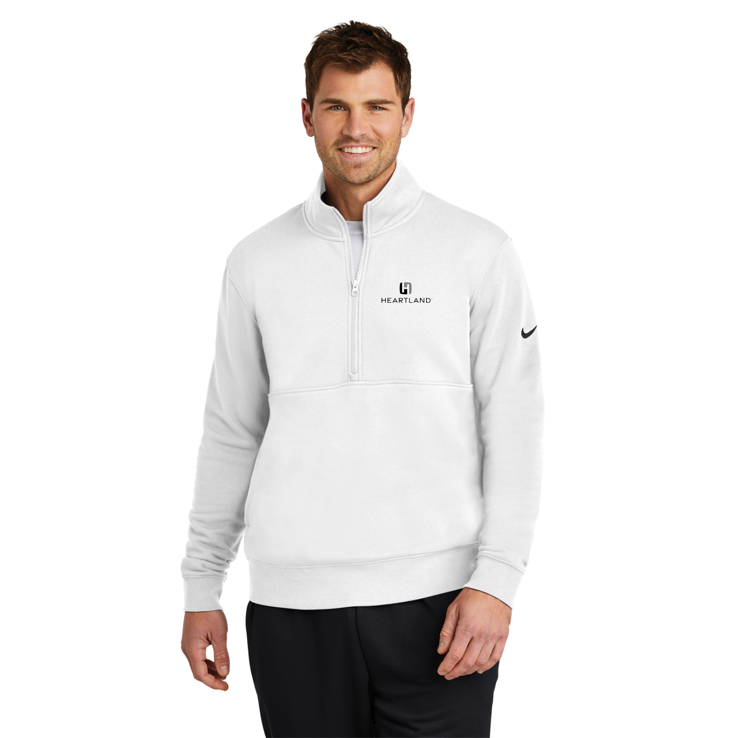 Nike Club Fleece Sleeve Swoosh 1/2-Zip