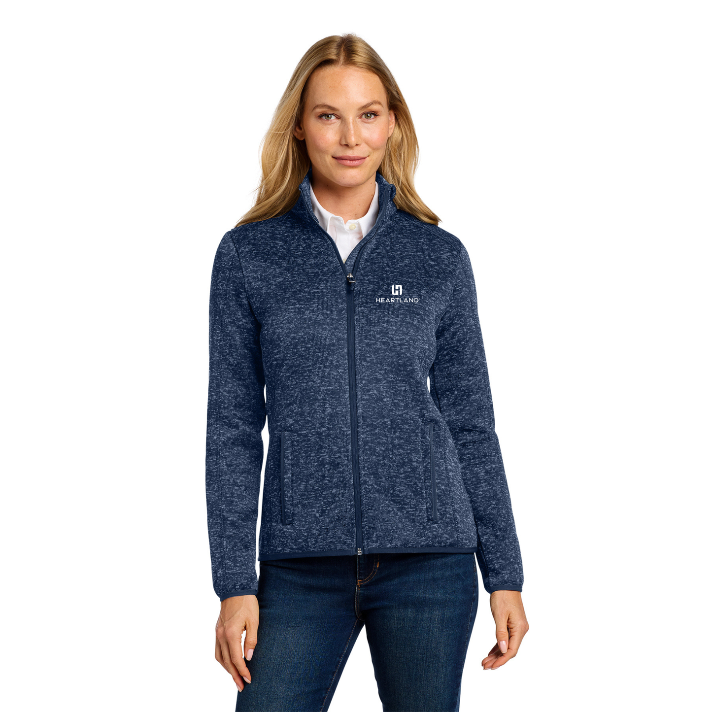 Port Authority® Women's Sweater Fleece Jacket