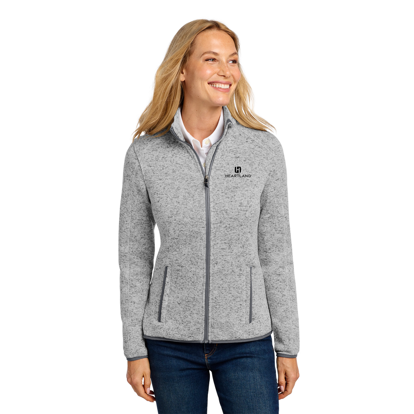 Port Authority® Women's Sweater Fleece Jacket