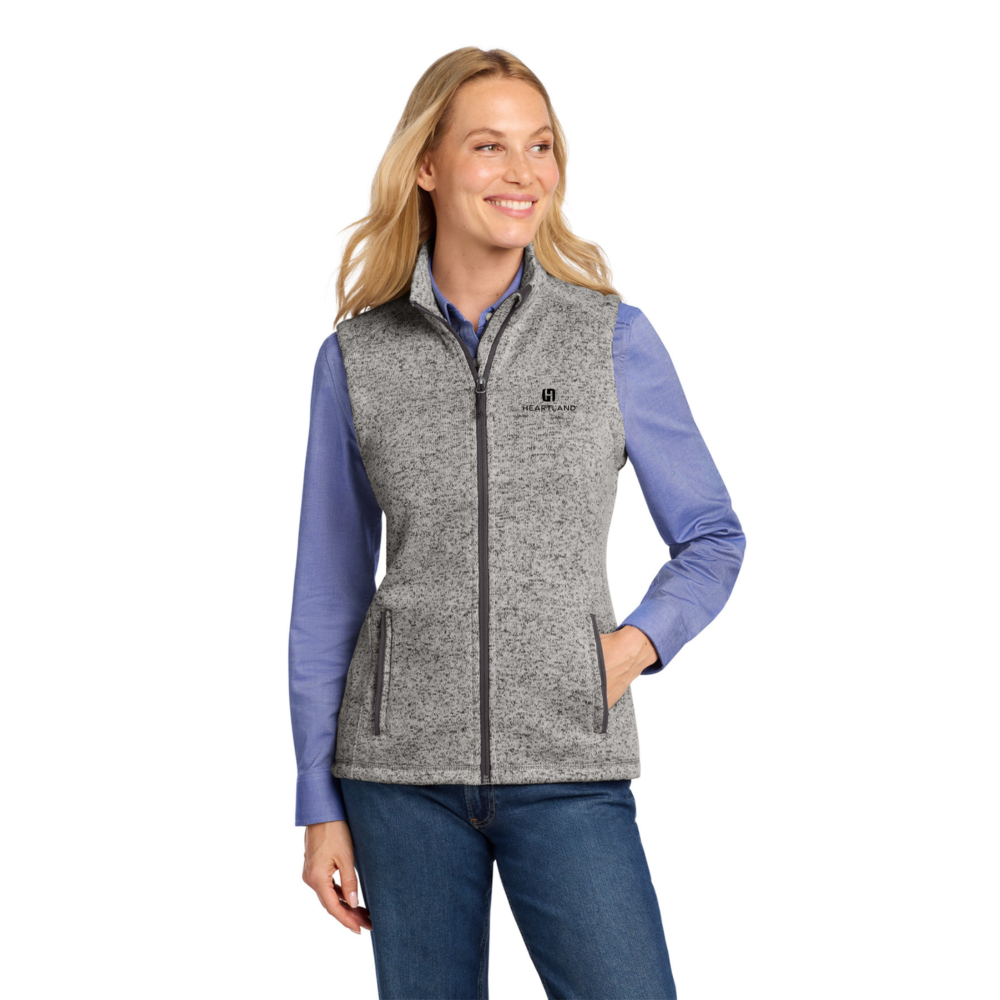 Port Authority® Women's Sweater Fleece Vest