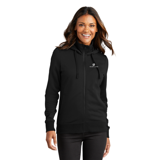 Port Authority® Women's Smooth Fleece Hooded Jacket