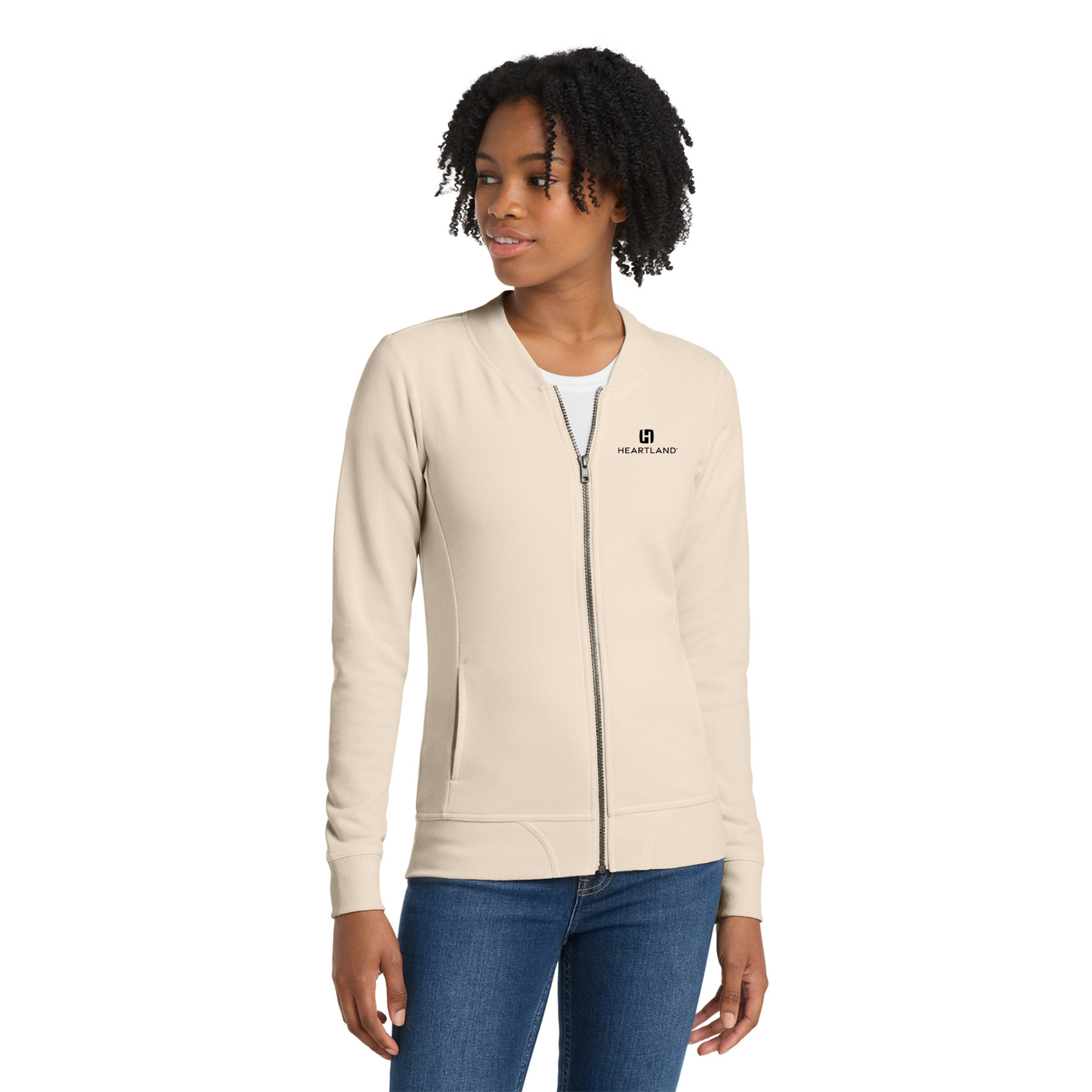 Sport-Tek® Women's Lightweight French Terry Bomber